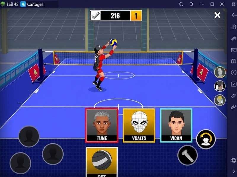 Player Customization in Taj Volley Elite Victory